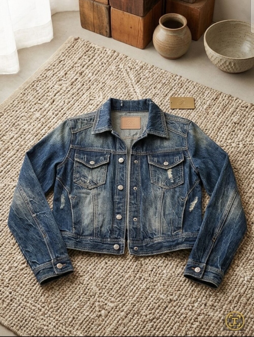 Amethyst Jeans Faded Blue Women's Denim Jacket